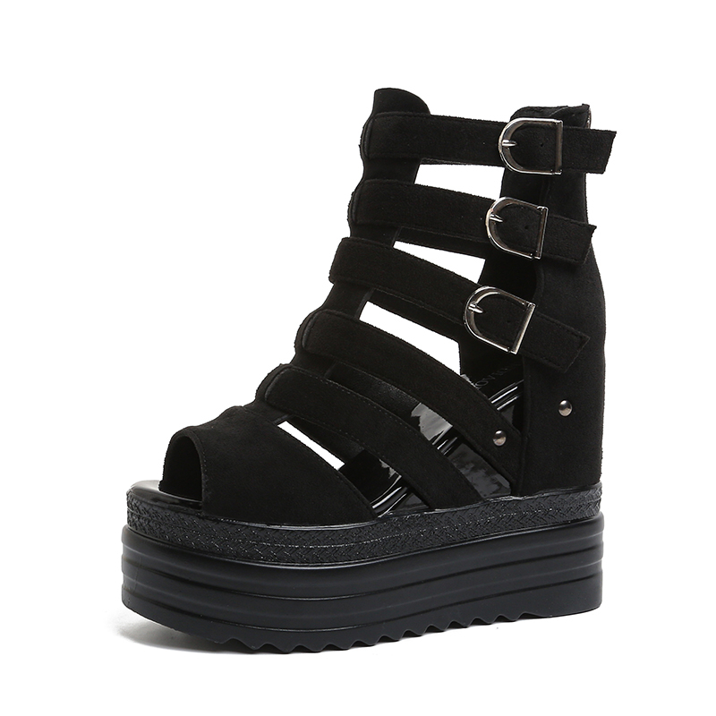 Wedge Espadrille Women - Nouvelles sandales d'été en cuir pour