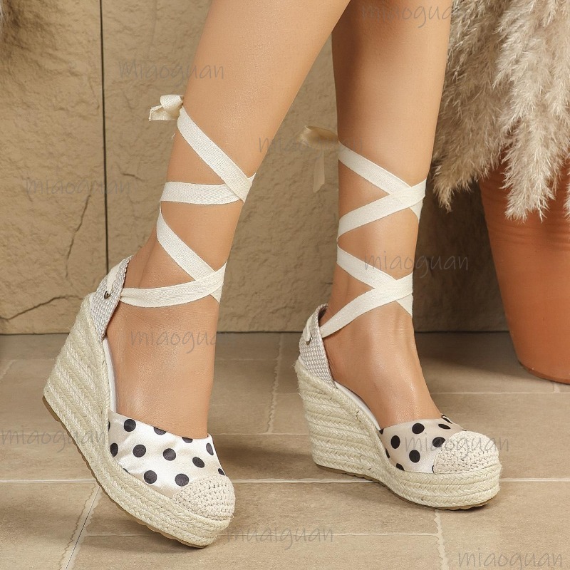 Nouvelles sandales compensées  - Wedge Espadrille Women avis et prix