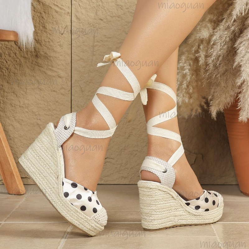 Nouvelles sandales compensées  - Wedge Espadrille Women avis et prix