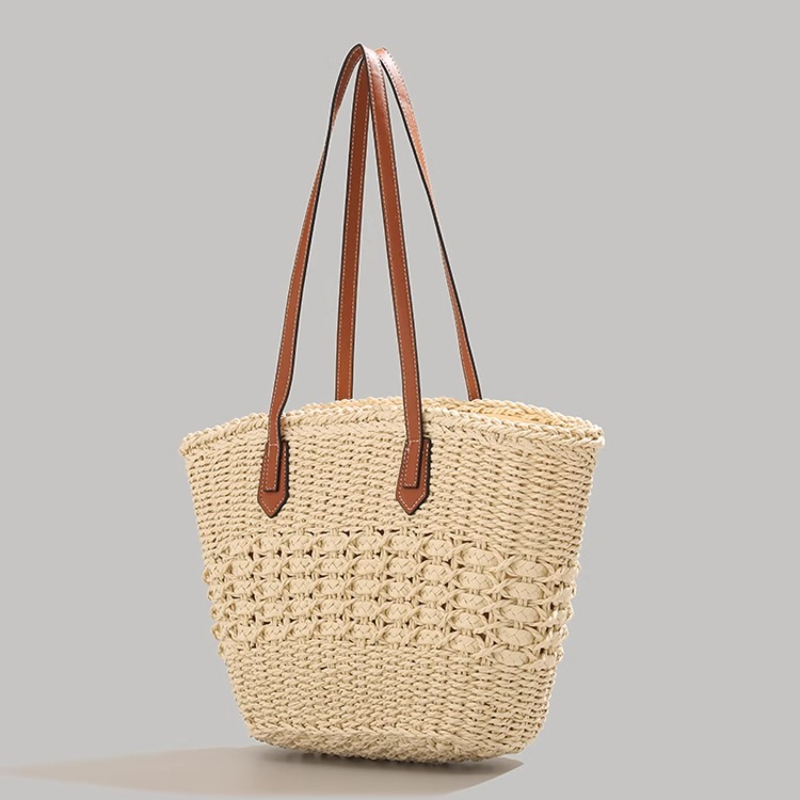 Fourre-tout en paille pliable  - Tote Bag Beach avis et prix
