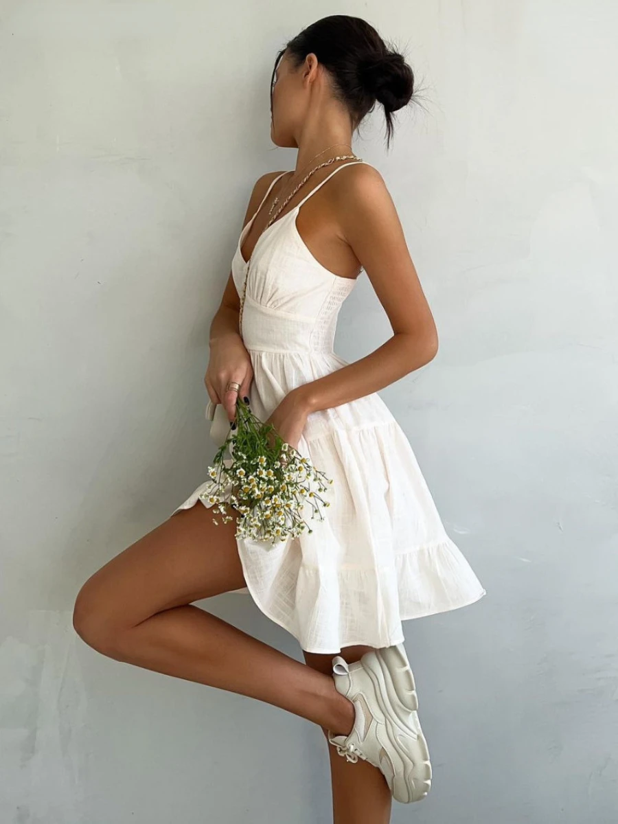 Wolfeel-Robe en lin et coton p - Linen Dress Wrap avis et prix