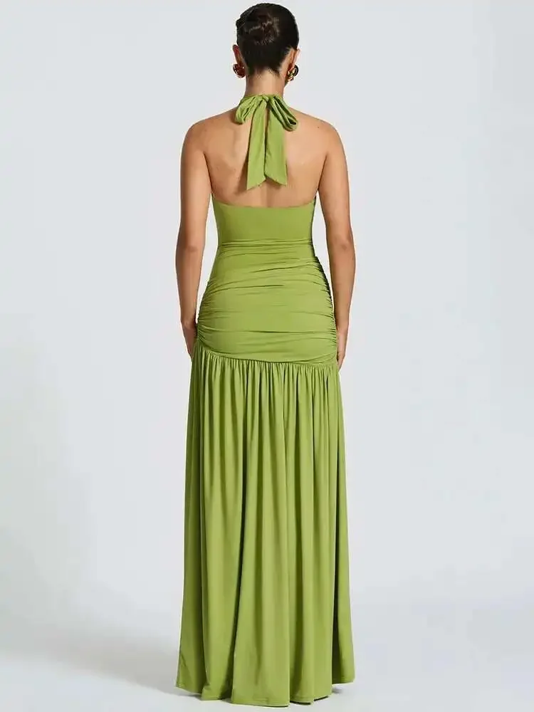 Ensemble élégant et sexy pour  - Maxi Dress Halter avis et prix