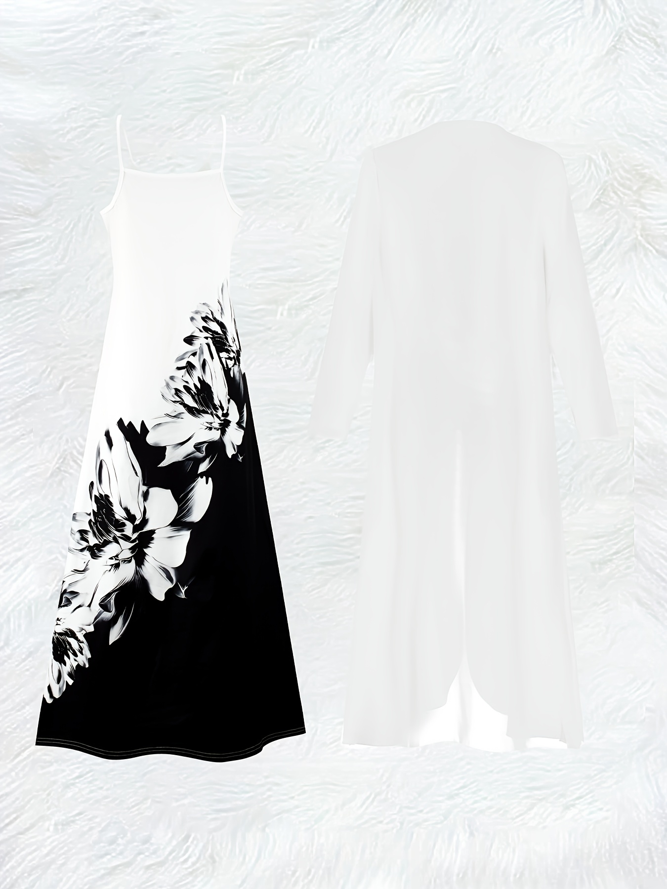 Ensemble robe longue à manches - Midi Skirt Floral avis et prix