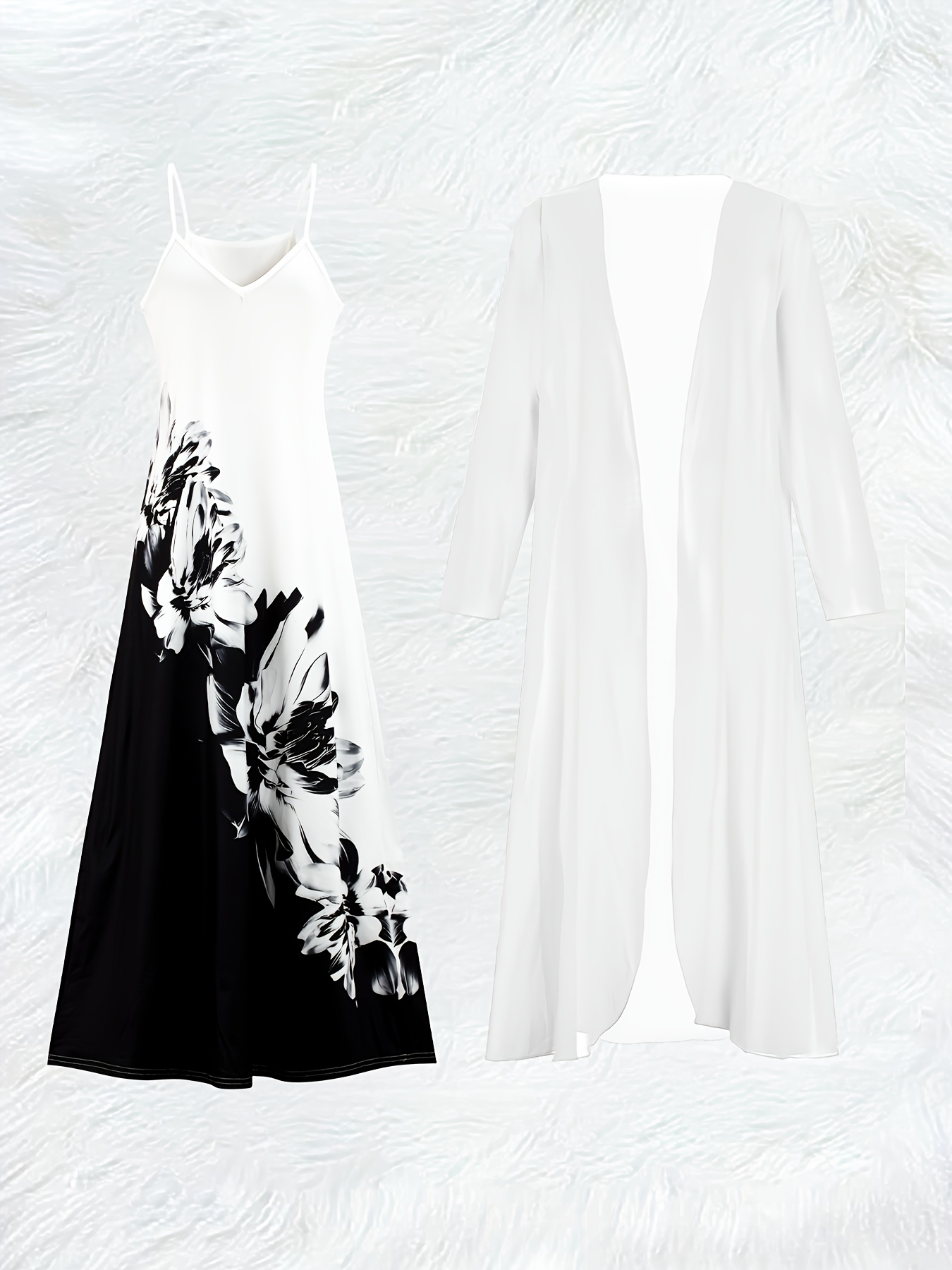 Ensemble robe longue à manches - Midi Skirt Floral avis et prix