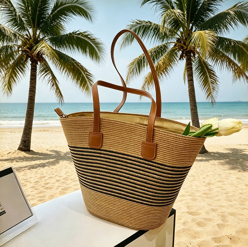CLAREGQI Sac fourre-tout en pa - Tote Bag Beach avis et prix