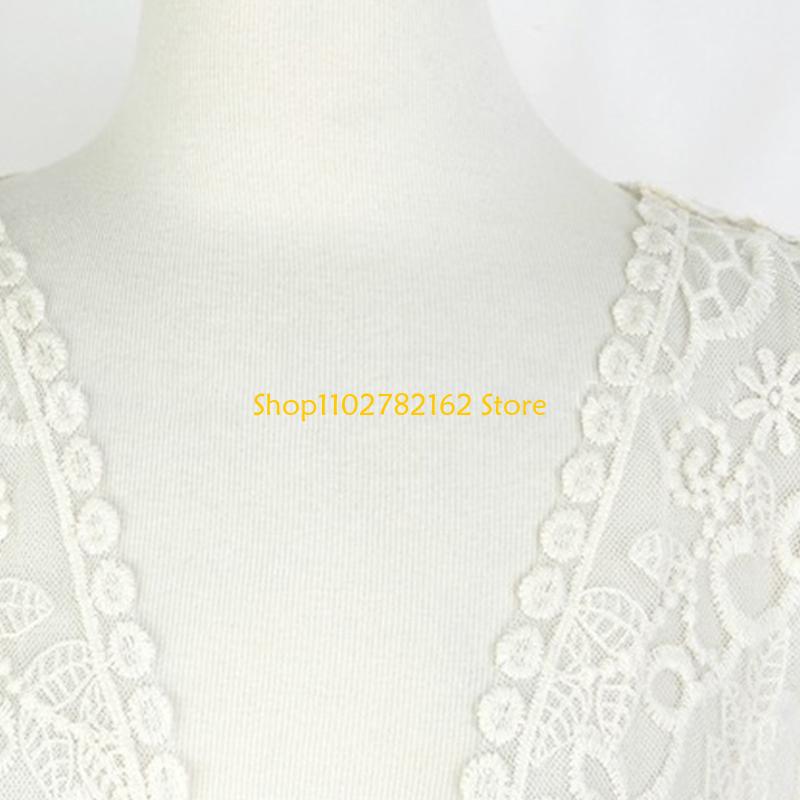 Cardigan Kimono en dentelle po - Kimono Sheer Floral avis et prix
