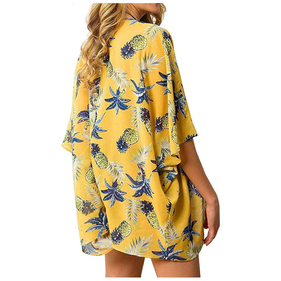 Cardigans kimono en mousseline - Kimono Sheer Floral avis et prix